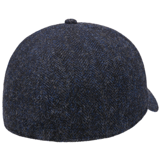 Cappellino baseball herringbone blu Stetson