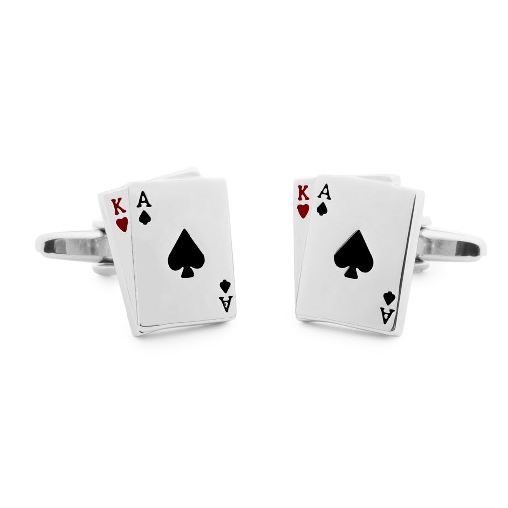 Gemelli carte da poker Monsieur