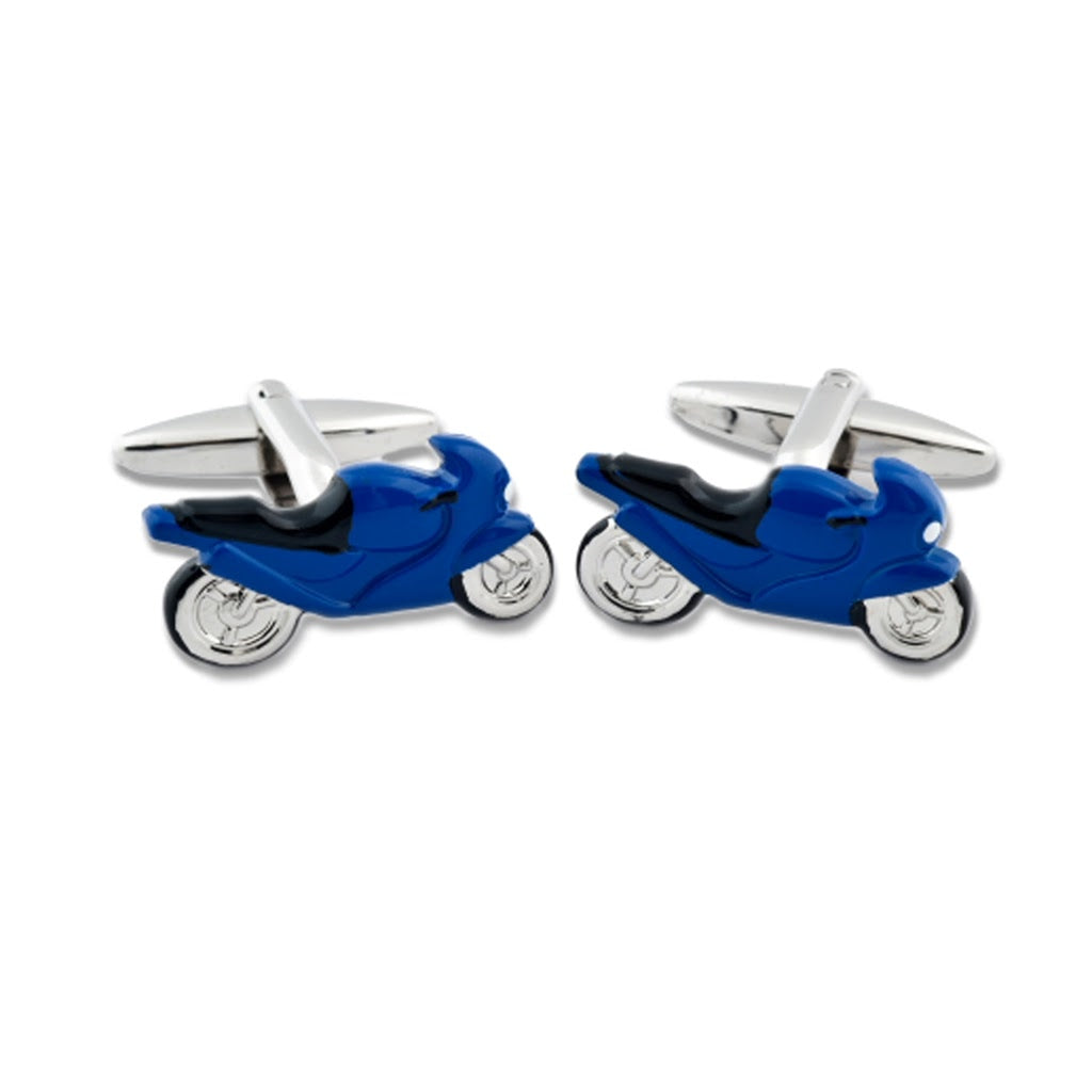 Gemelli motocicletta blu Monsieur